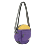 Roka Purple Paddington B Creative Waste Two Tone Recycled Canvas Crossbody Bag