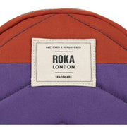 Roka Purple Paddington B Creative Waste Two Tone Recycled Canvas Crossbody Bag