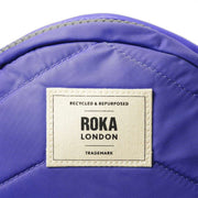 Roka Purple Paddington B Small Sustainable Nylon Crossbody Bag