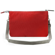 Roka Red Carnaby XL Recycled Canvas Crossbody Bag