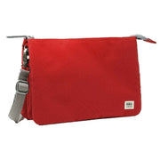 Roka Red Carnaby XL Recycled Canvas Crossbody Bag