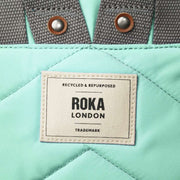 Roka Turquoise Bantry B Small Recycled Nylon Backpack