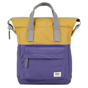 Roka Yellow Bantry B Small Creative Waste Two Tone Recycled Nylon Backpack