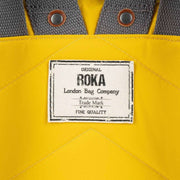 Roka Yellow Bantry B Small Sustainable Nylon Backpack