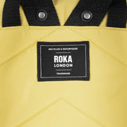 Roka Yellow Canfield B Medium Black Label Recycled Nylon Backpack