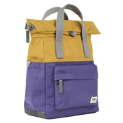 Roka Yellow Canfield B Small Creative Waste Two Tone Recycled Nylon Backpack