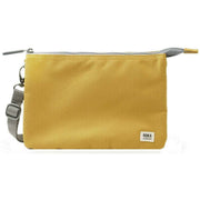 Roka Yellow Carnaby XL Recycled Canvas Crossbody Bag