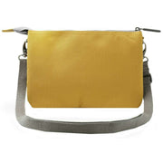 Roka Yellow Carnaby XL Recycled Canvas Crossbody Bag