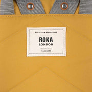 Roka Yellow Waterhouse Medium Recycled Canvas Field Backpack