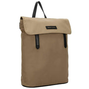 Smith and Canova Beige Nylon Flapover Backpack