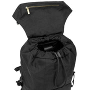 Smith and Canova Black Flapover Nylon Backpack