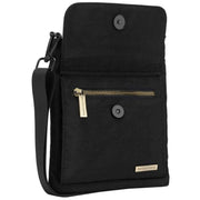 Smith and Canova Black Portrait Nylon Crossbody Bag