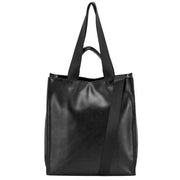 Smith and Canova Black Smooth Leather Tote Bag