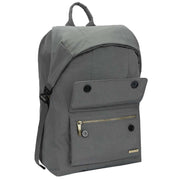 Smith and Canova Grey Flapover Nylon Backpack