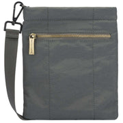 Smith and Canova Grey Portrait Nylon Crossbody Bag