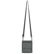 Smith and Canova Grey Portrait Nylon Crossbody Bag