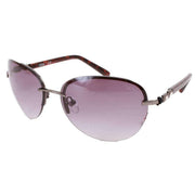 Suuna Grey Rimless Metal Sunglasses