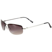 Suuna Silver Metal Rimless Sunglasses