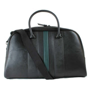 Ted Baker Black Evian Striped Bowler Bag