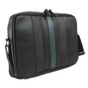 Ted Baker Black Evvan Striped Dispatch Bag