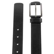 Ted Baker Black Linded Embossed Leather Belt