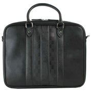 Ted Baker Black Waymon House Check Dispatch Bag