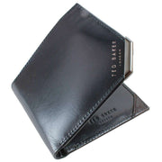 Ted Baker Navy Kornerr Leather Billfold Coin Wallet