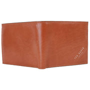 Ted Baker Tan Prugs Embossed Corner Leather Bifold Coin Wallet