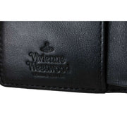 Vivienne Westwood Black Croc Small Frame Purse