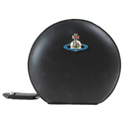 Vivienne Westwood Black Nappa Mini Round Crossbody Bag