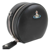 Vivienne Westwood Black Nappa Mini Round Crossbody Bag