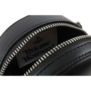 Vivienne Westwood Black Nappa Mini Round Crossbody Bag