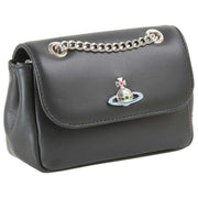 Vivienne Westwood Black Nappa Small Chain Purse Bag