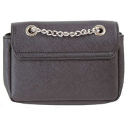 Vivienne Westwood Black Saffiano Small Chain Purse Bag