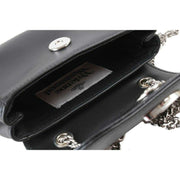 Vivienne Westwood Black Saffiano Small Chain Purse Bag