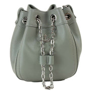 Vivienne Westwood Green Chrissy Small Bucket Bag