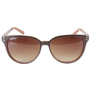 French Connection Brown Small Round Glamour Sunglasses