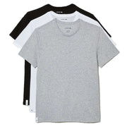 Lacoste Grey Crew Neck 3 Pack T-Shirts