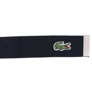 Lacoste Navy Webbed Belt