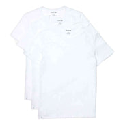 Lacoste White Classic Crew Neck 3 Pack T-Shirts