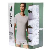 Lacoste White Crew Neck Slim 3 Pack T-Shirts