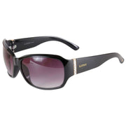 Lipsy London Black Rectangle Wrap Sunglasses