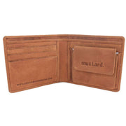 Mustard Brown Ring Bifold and Coin Wallet