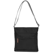 Roka Black Kennington B Medium Sustainable Nylon Cross Body Bag