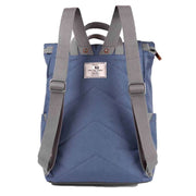 Roka Blue Finchley A Large Sustainable Canvas Backpack