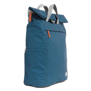 Roka Blue Finchley A Large Sustainable Canvas Backpack