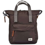 Roka Brown Bantry B Small Sustainable Nylon Backpack