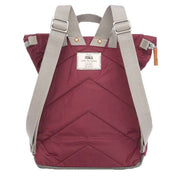 Roka Burgundy Canfield B Medium Sustainable Nylon Backpack