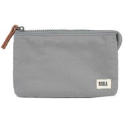 Roka Grey Carnaby Medium Sustainable Canvas Wallet