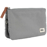 Roka Grey Carnaby Medium Sustainable Canvas Wallet